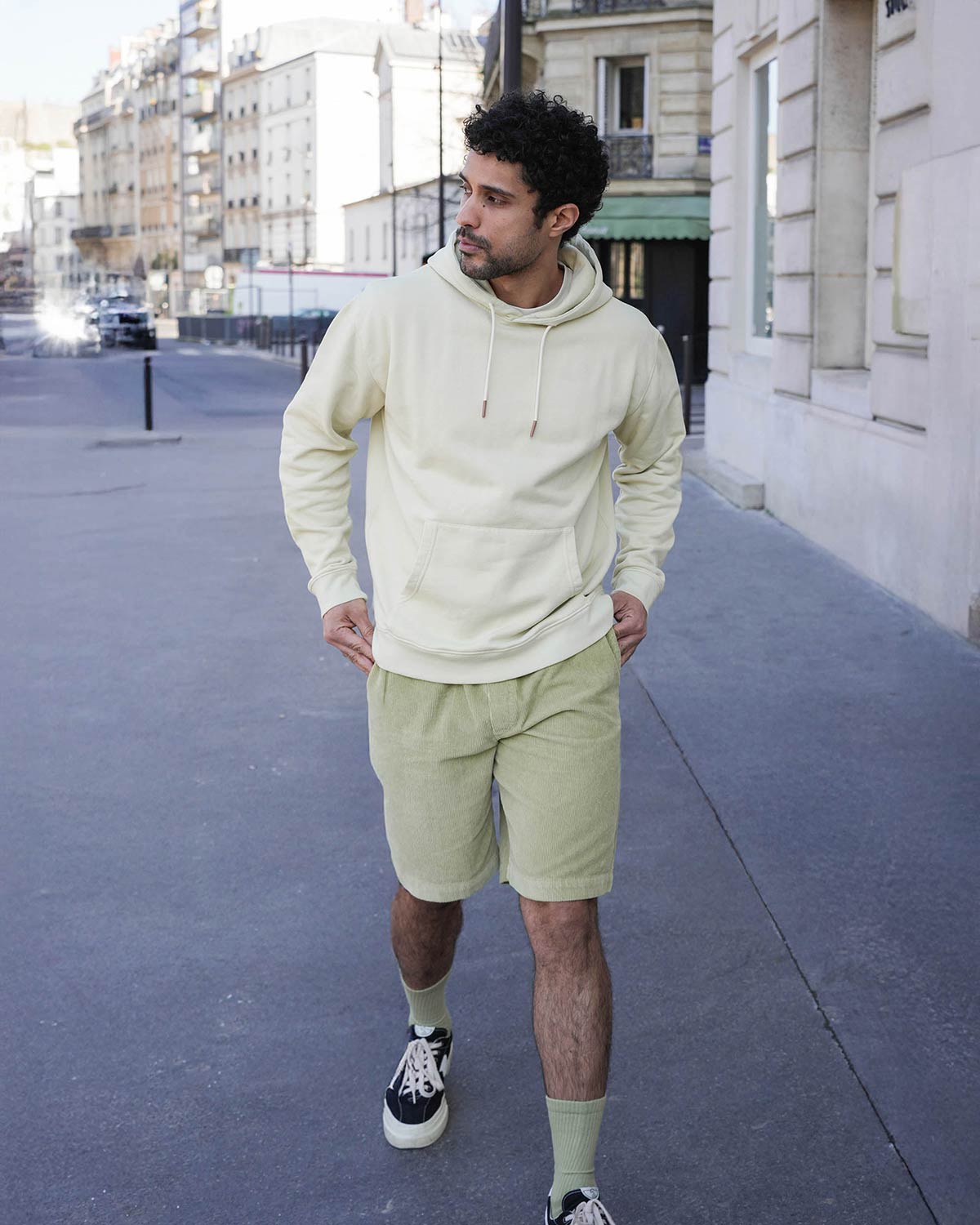 HOODIE VERT ANIS | MATTHIAS