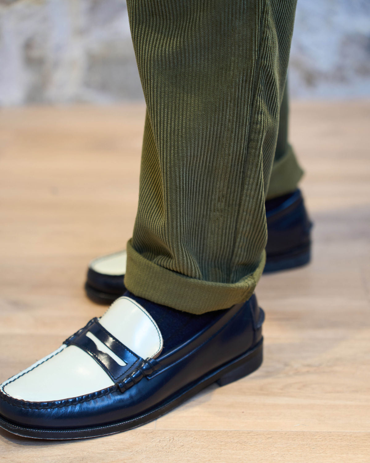 PANTALON VELOURS VERT OLIVE | CHILLER