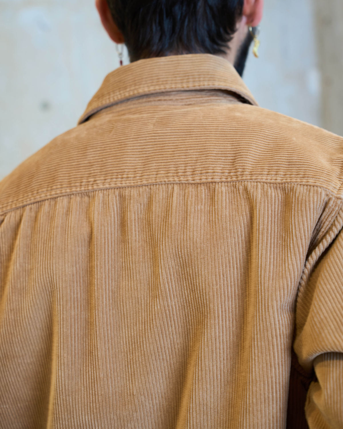 CHEMISE VELOURS CAMEL | EDWIN -