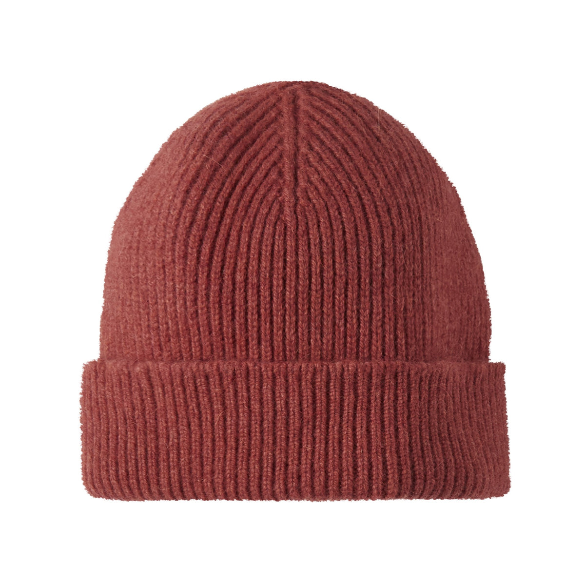 Bonnet Pepe Jeans Carlos En Laine - Couleur Brique, Broderies Losanges, Taille Unique, Neuf Avec étiquettes