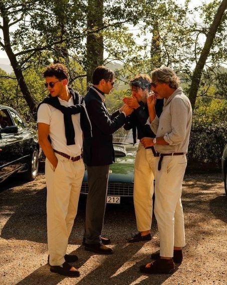Boys bands en pantalon chino en 1990