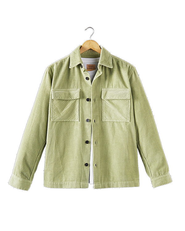 SURCHEMISE VERT TILLEUL | EDWIN -