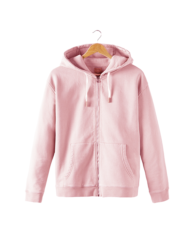 HOODIE ZIPPÉ ROSE PARADIS| VITAS