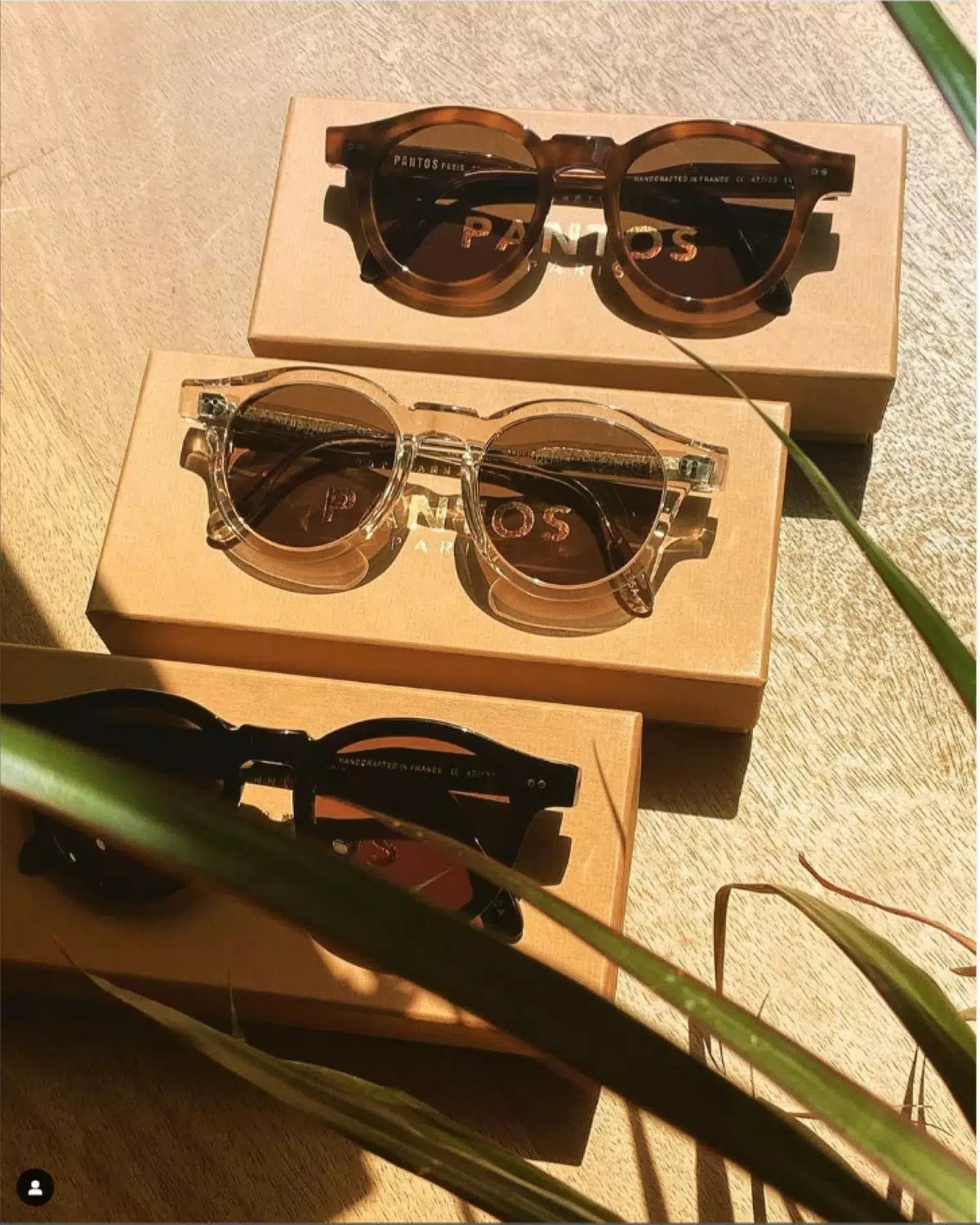 3 paires de lunettes issues de la collaboration Basus X Pantos