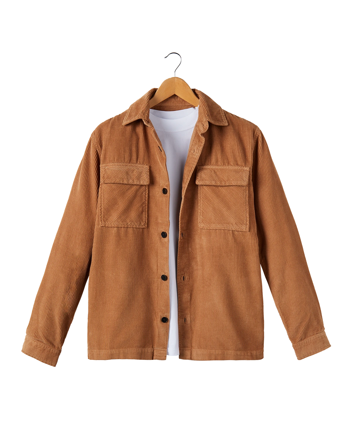 CHEMISE VELOURS CAMEL | EDWIN