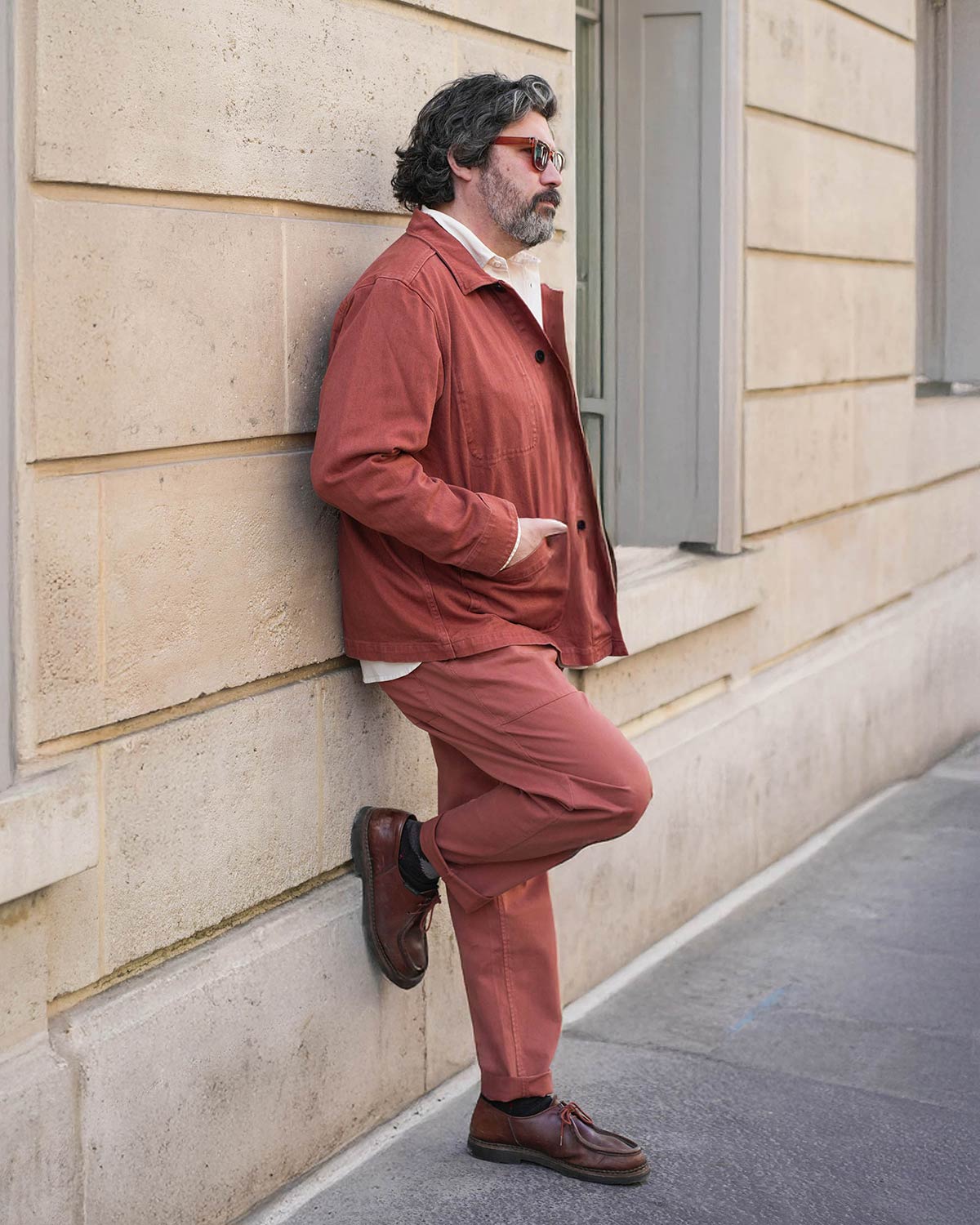 veste de travail rouge epice