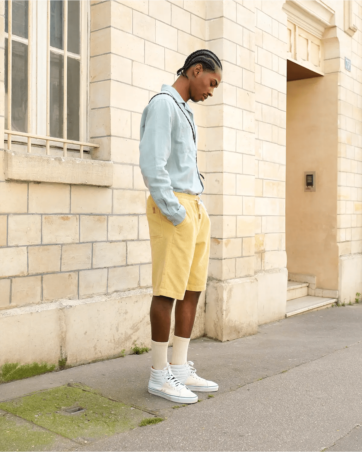 BERMUDA BEIGE CHANVRE | DUSTIN - Basus