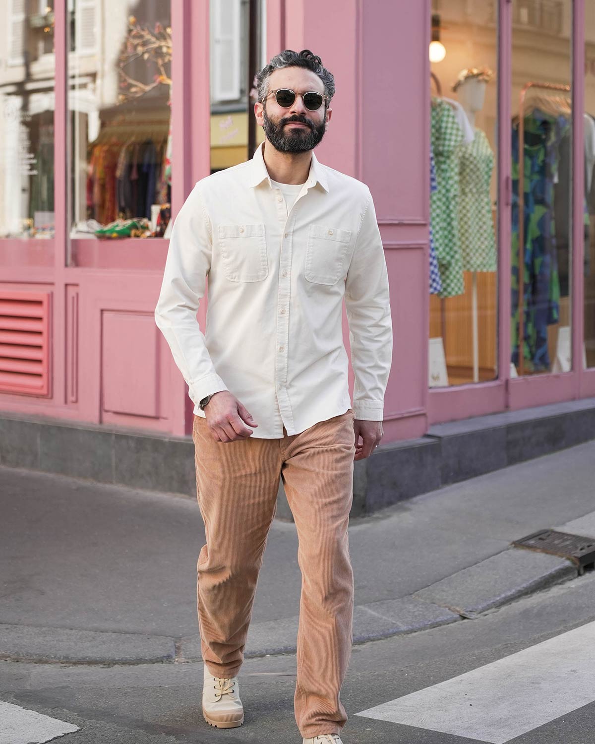 CHEMISE TWILL BLANCHE | DYLAN