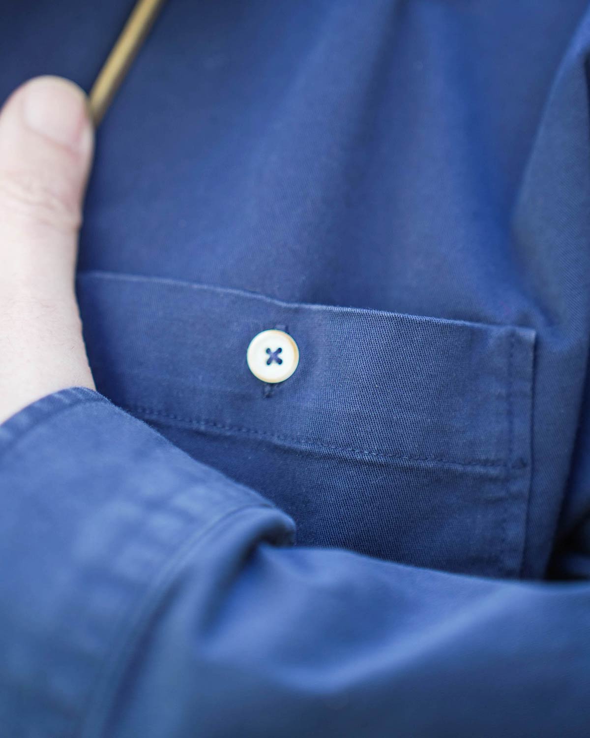CHEMISE TWILL MARINE | DYLAN