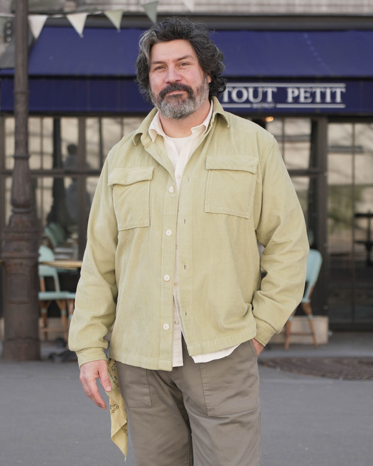 SURCHEMISE VERT TILLEUL | EDWIN -