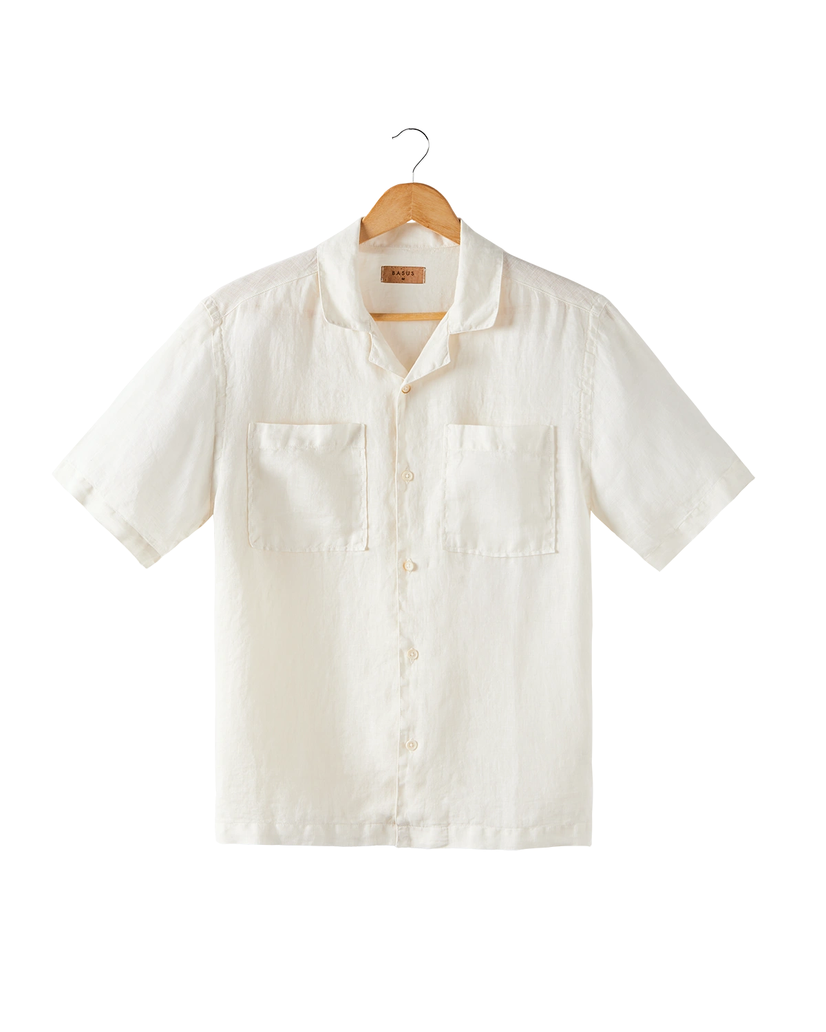 chemisette en lin blanche - packshot