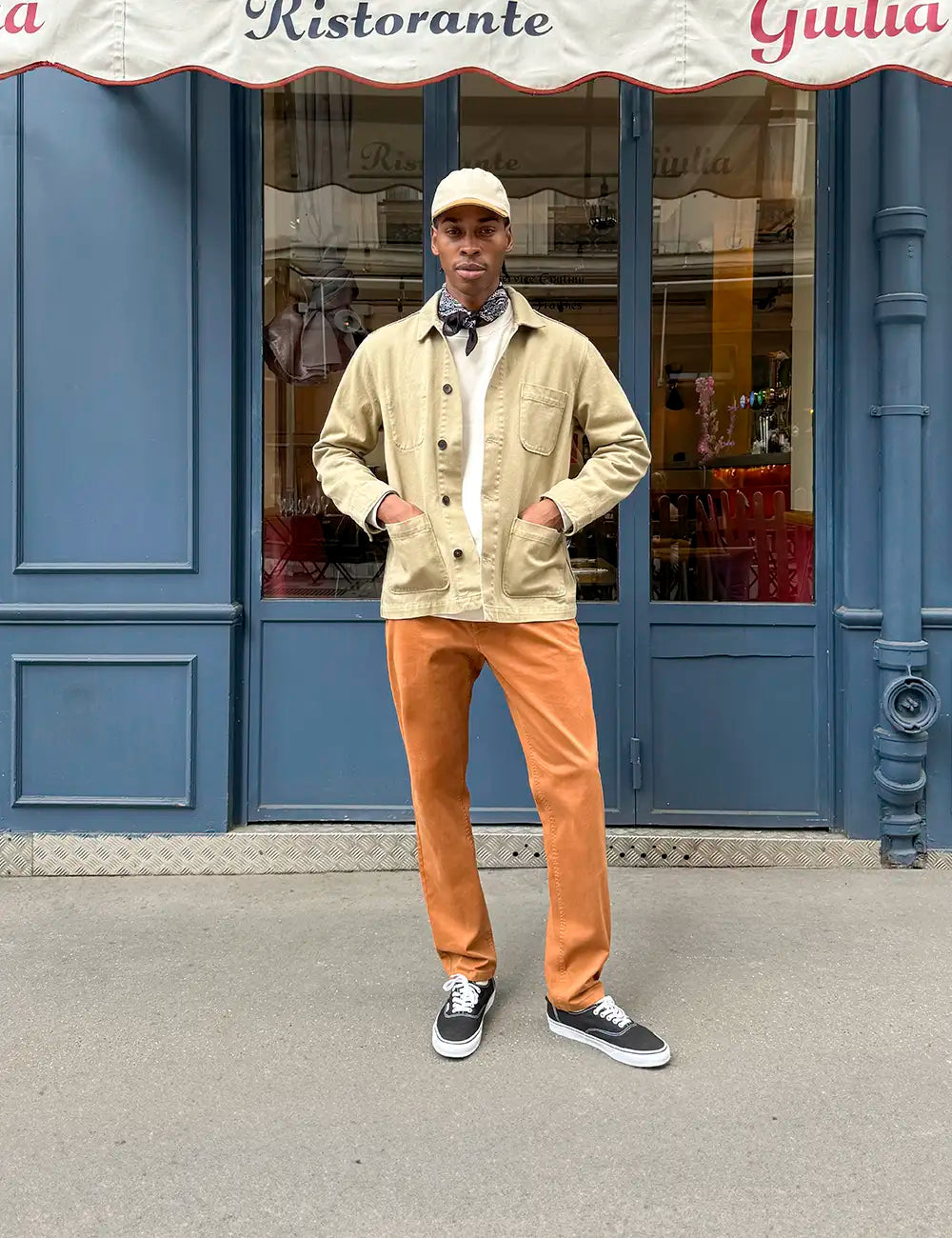 veste de travail aloe en twill