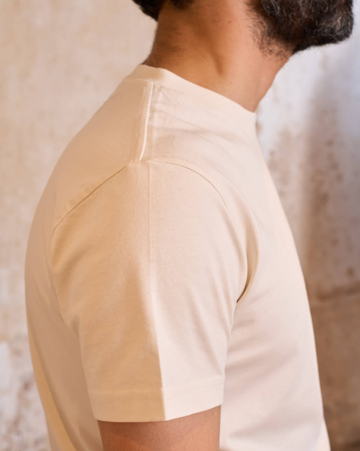 T-SHIRT UNI BLANC | BRUCE -