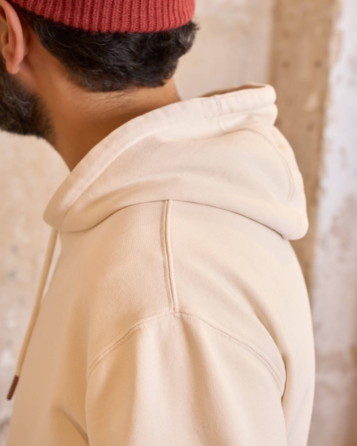 HOODIE BLANC CASSE | MATTHIAS -