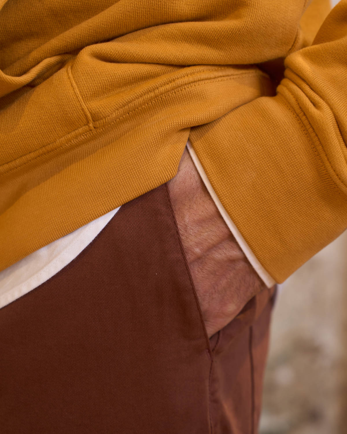HOODIE ORANGE BUTTERNUT | MATTHIAS -