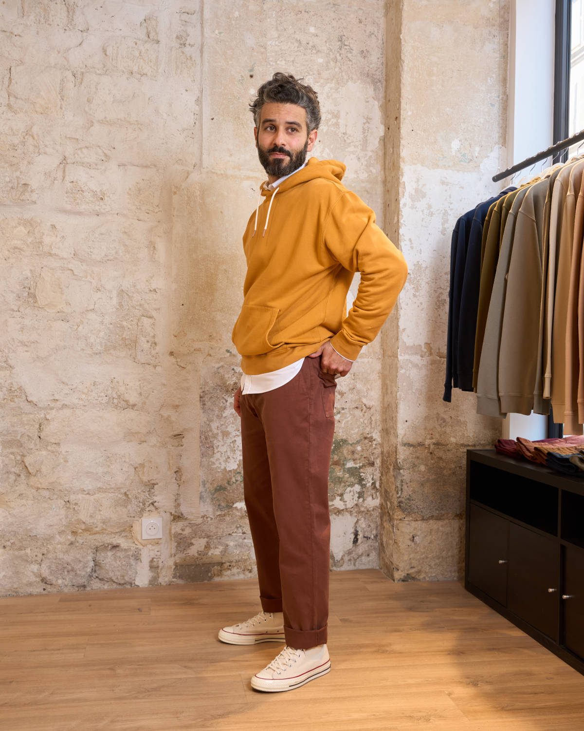 HOODIE ORANGE BUTTERNUT | MATTHIAS -