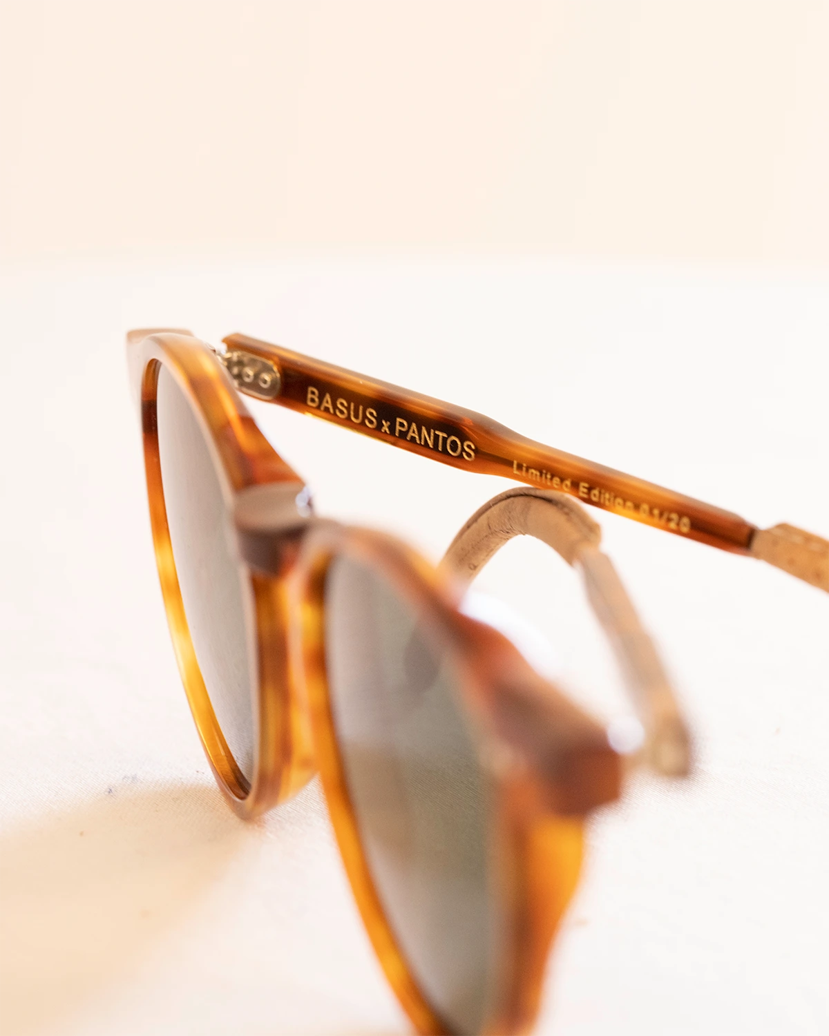 lunettes turtoise - focus branche intérieure