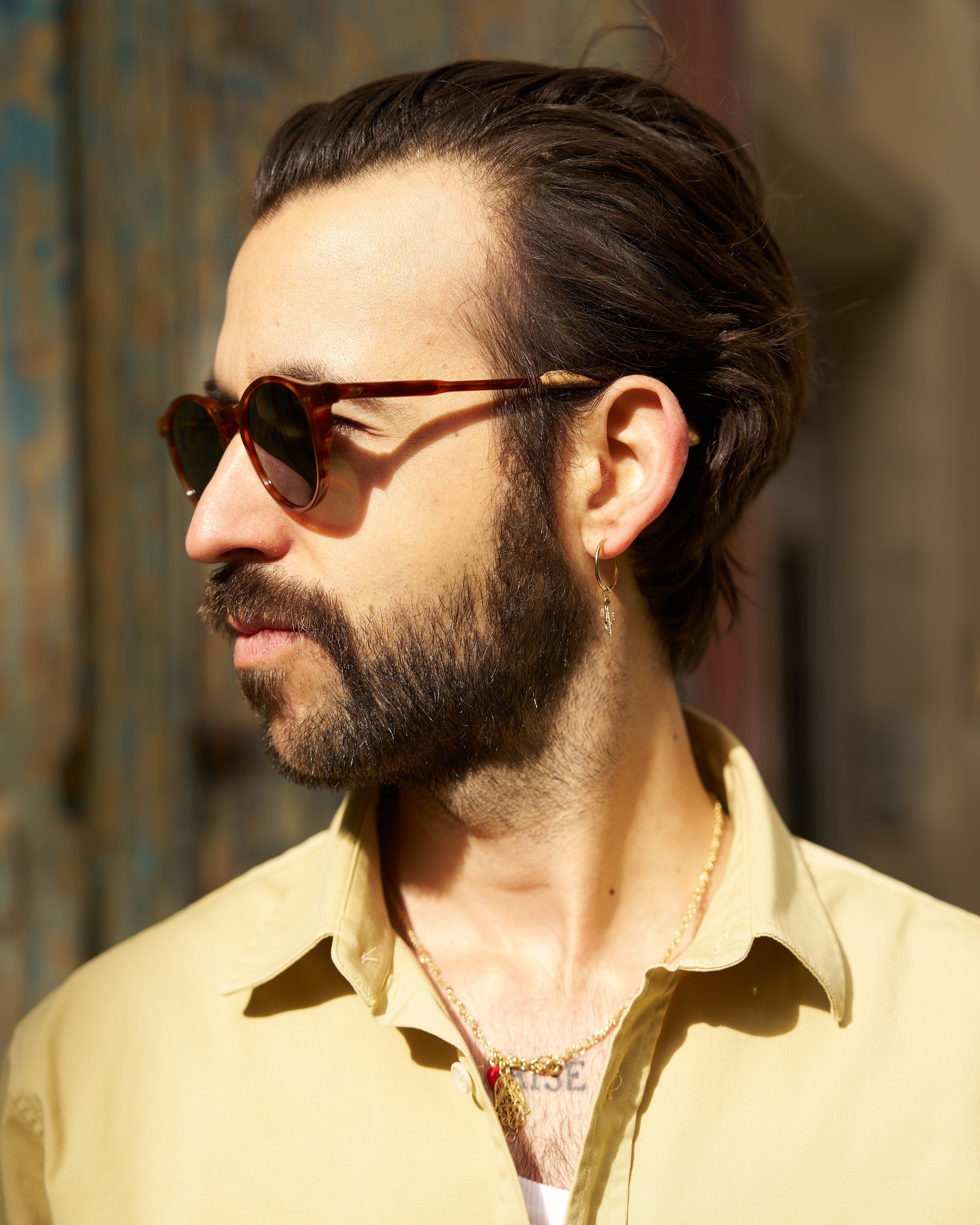 lunettes turtoise - look de profil