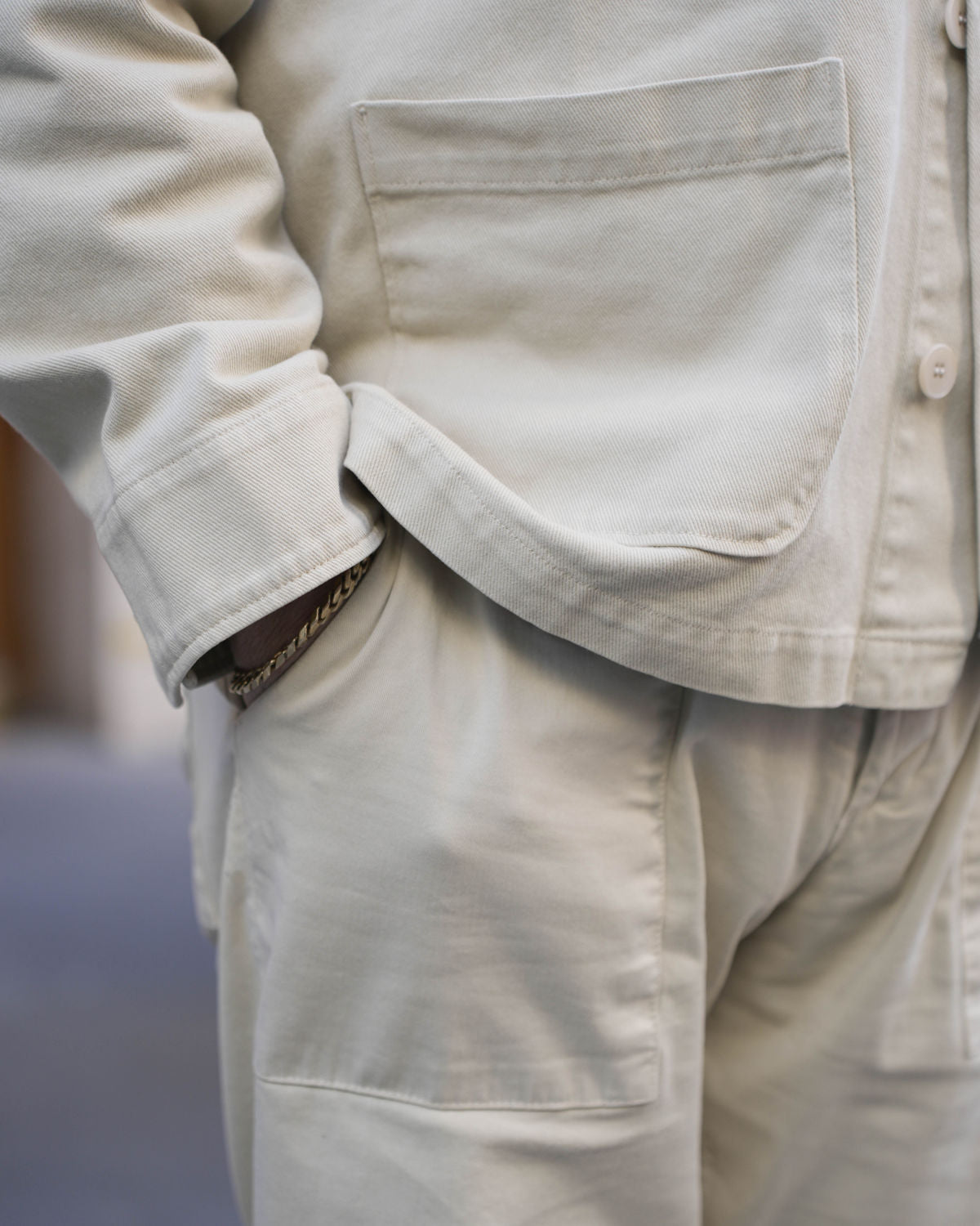 PANTALON DE TRAVAIL - BEIGE SABLE | BOULI
