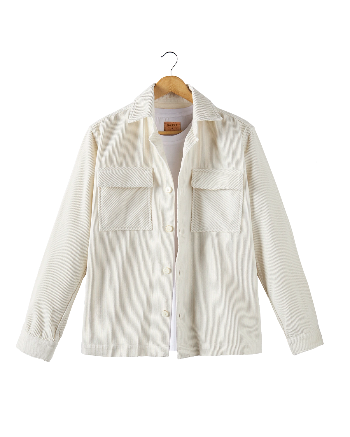 surchemise en velours blanche - packshot