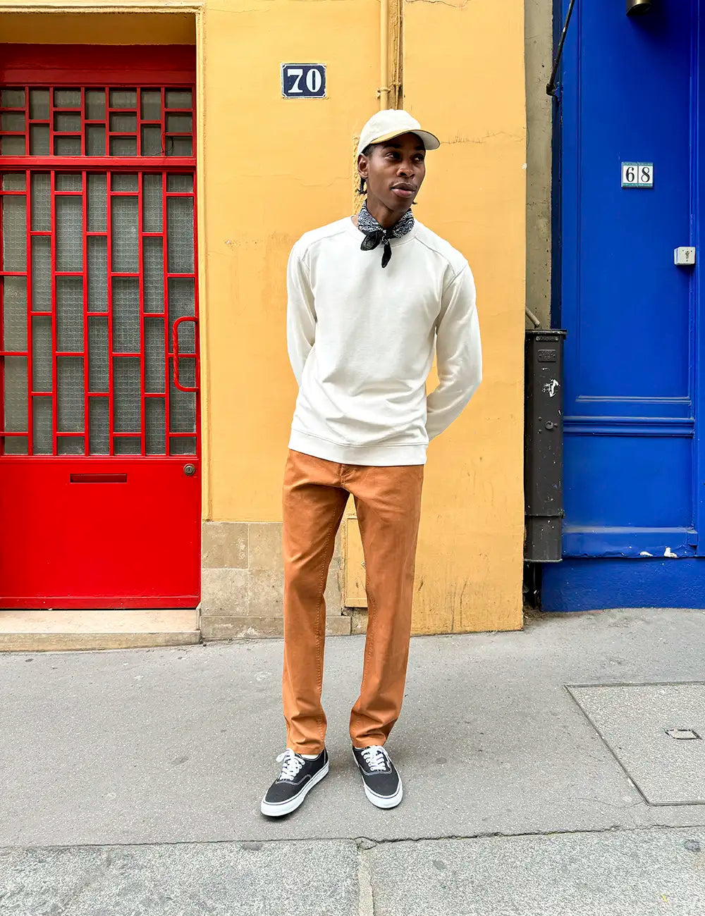 SWEAT BLANC CASSE | CHRIS