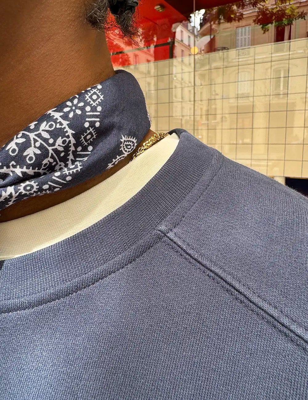 SWEAT BLEU MARINE | CHRIS