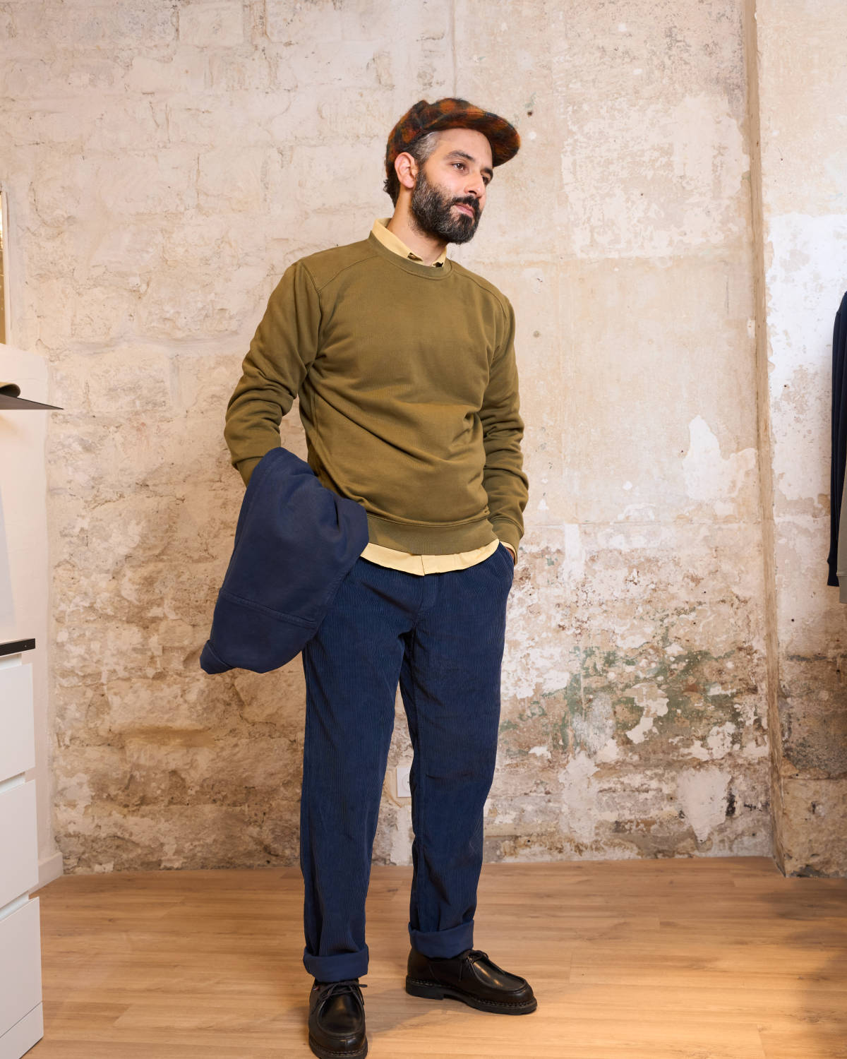 SWEAT OLIVE VERT | CHRIS -