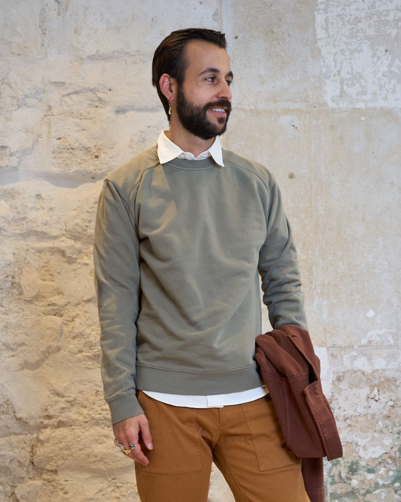 SWEAT VERT FUME | CHRIS -