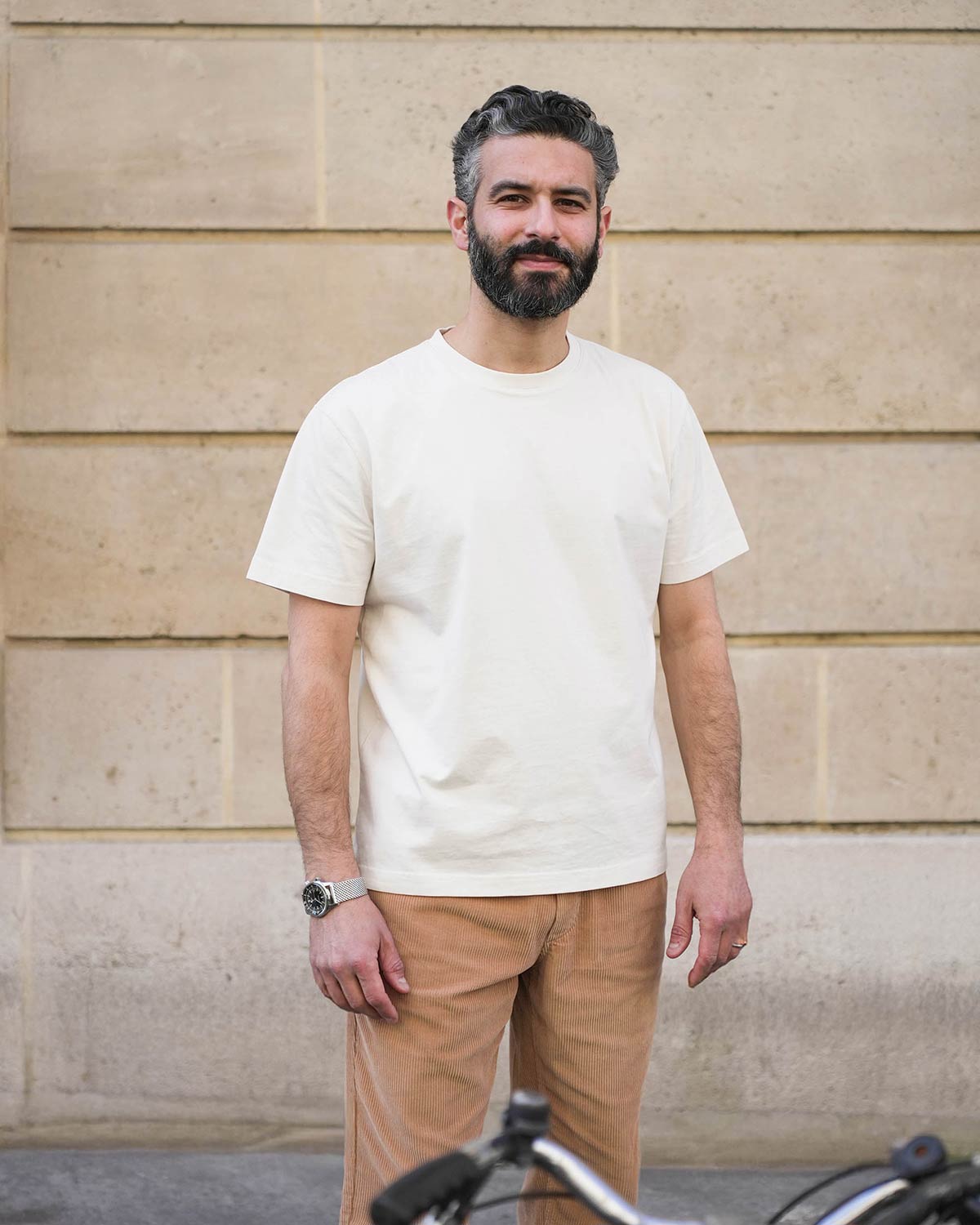T-SHIRT UNI BLANC | BRUCE