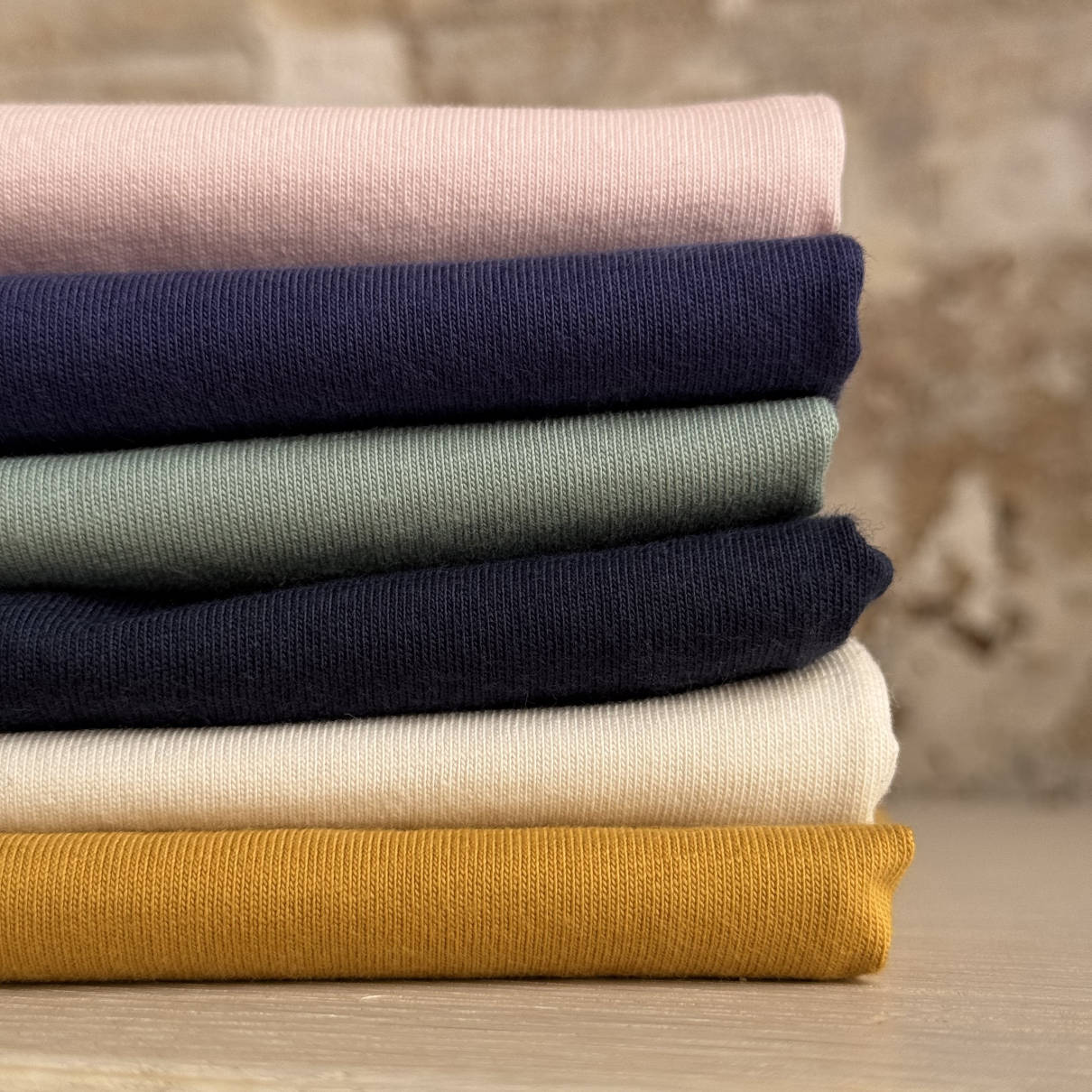 T-SHIRT UNI JAUNE MIEL | BRUCE -