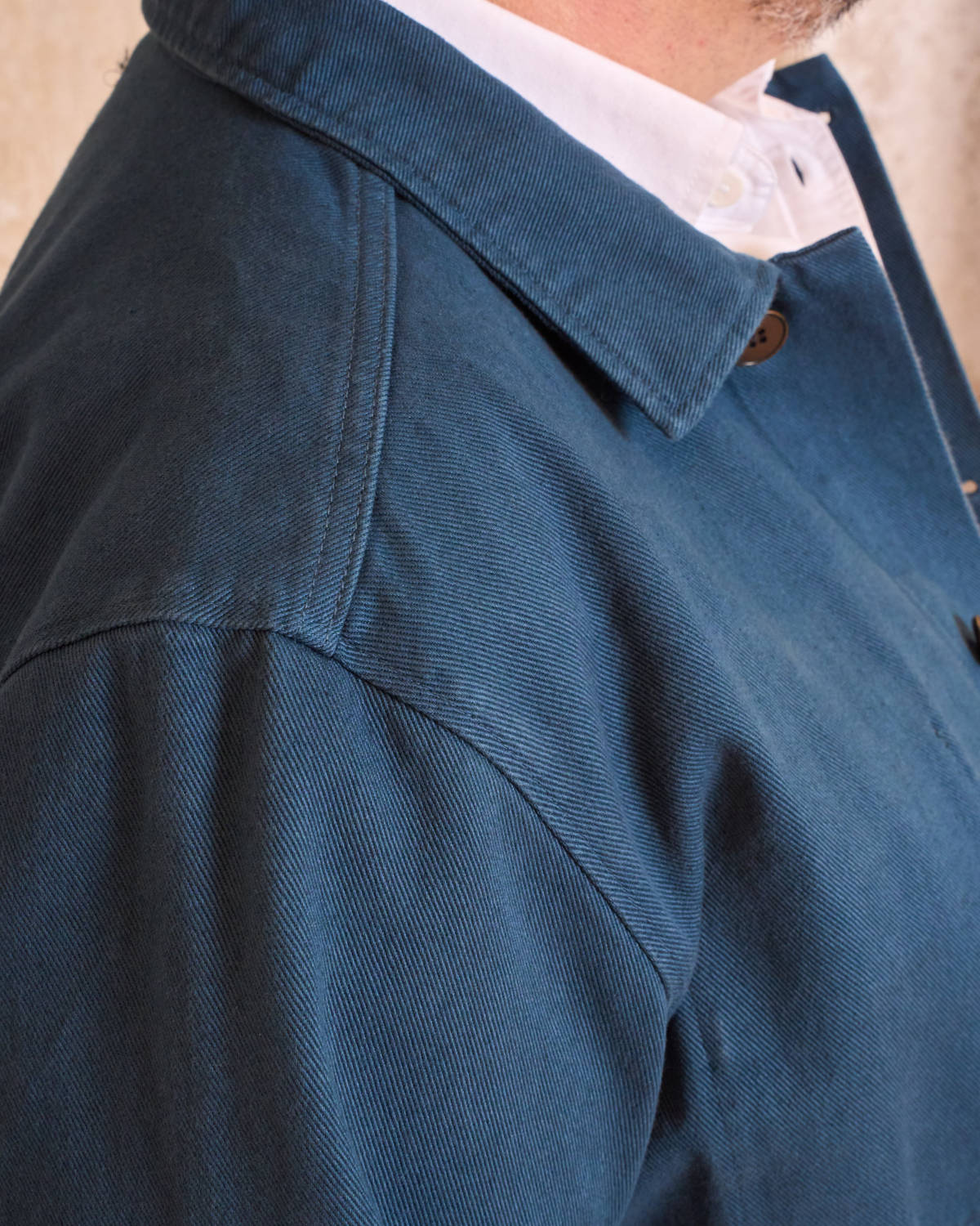 VESTE DE TRAVAIL EN TWILL | PETROLE -