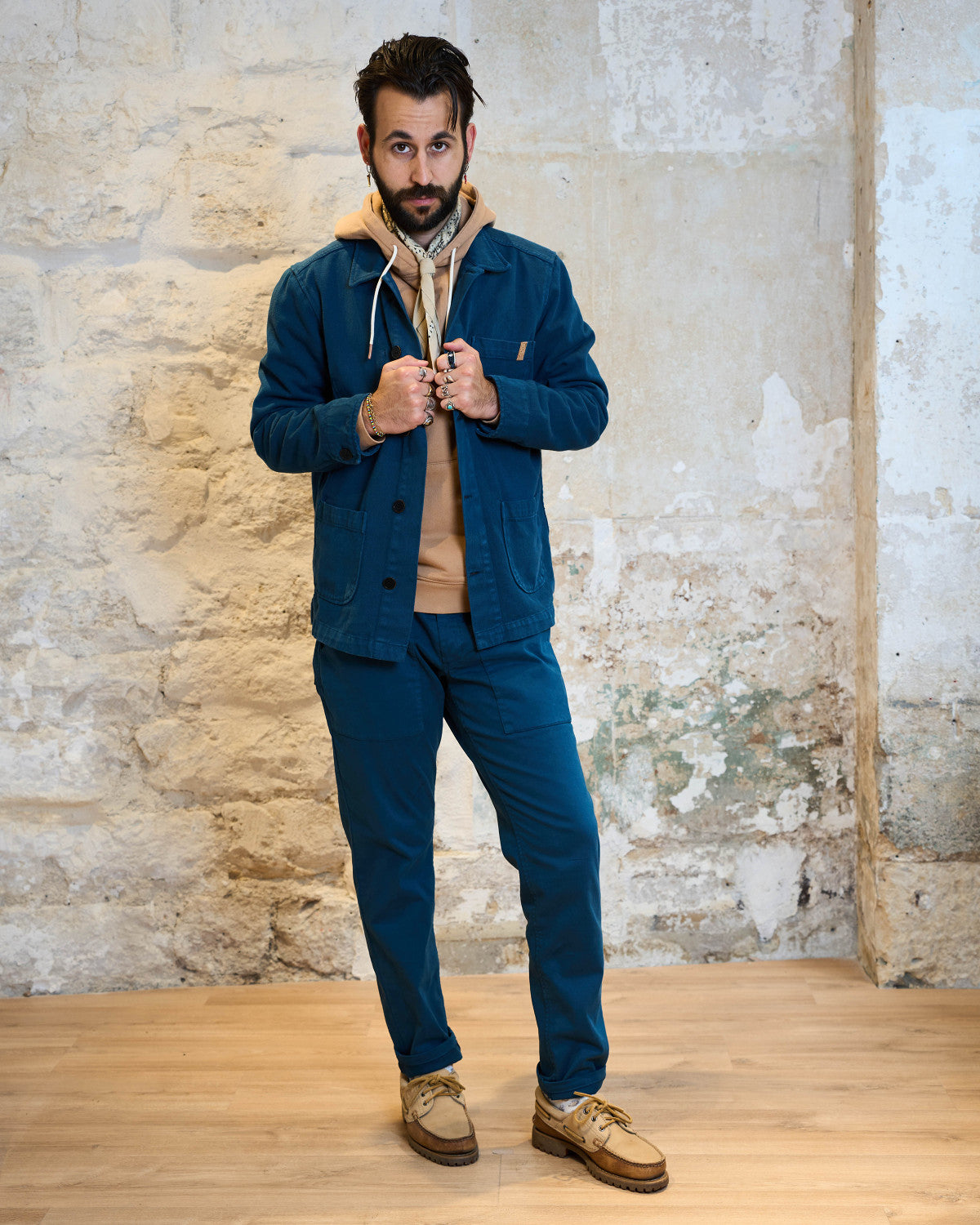 PANTALON DE TRAVAIL - BLEU PETROLE | BOULI