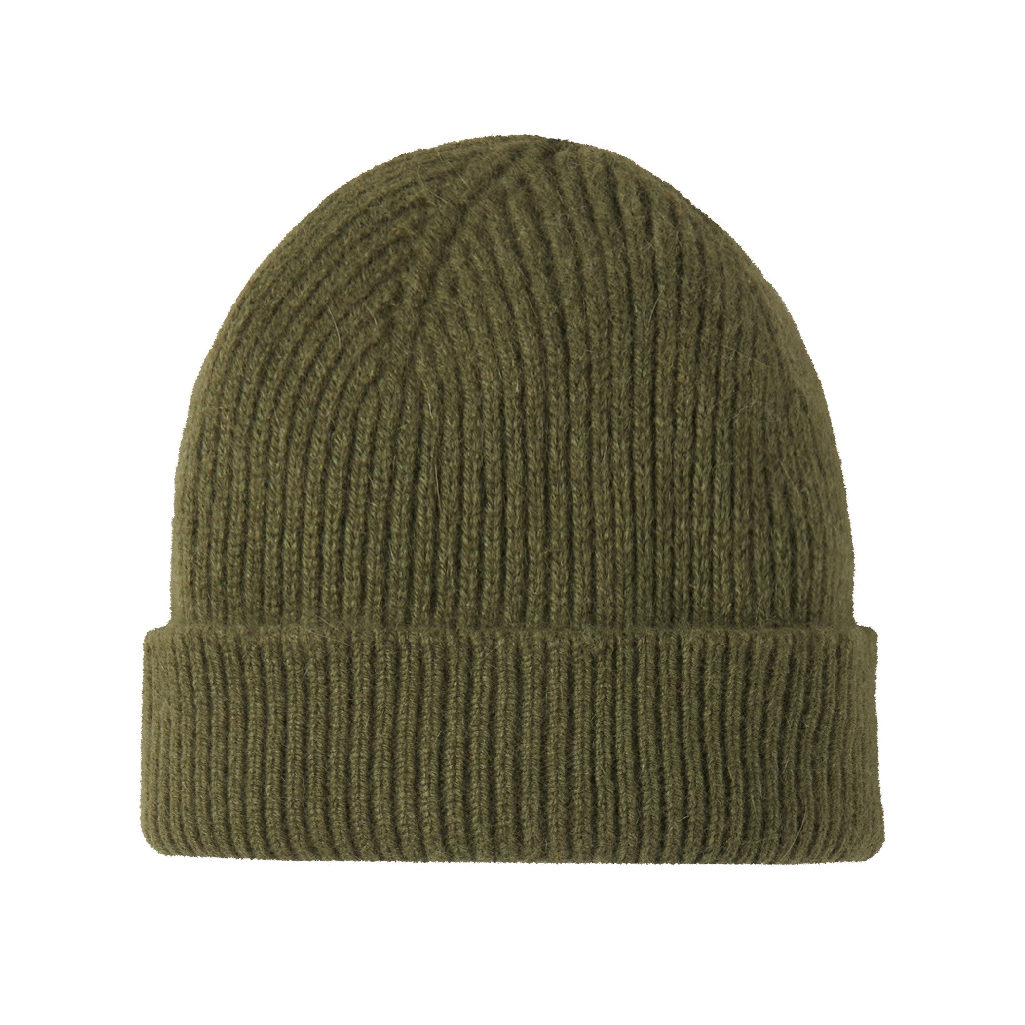 BONNET EN LAINE VERT ARMY | MACKIE