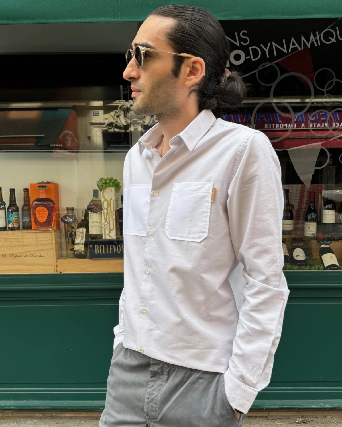 CHEMISE YOKE  BLANCHE - Rescapée