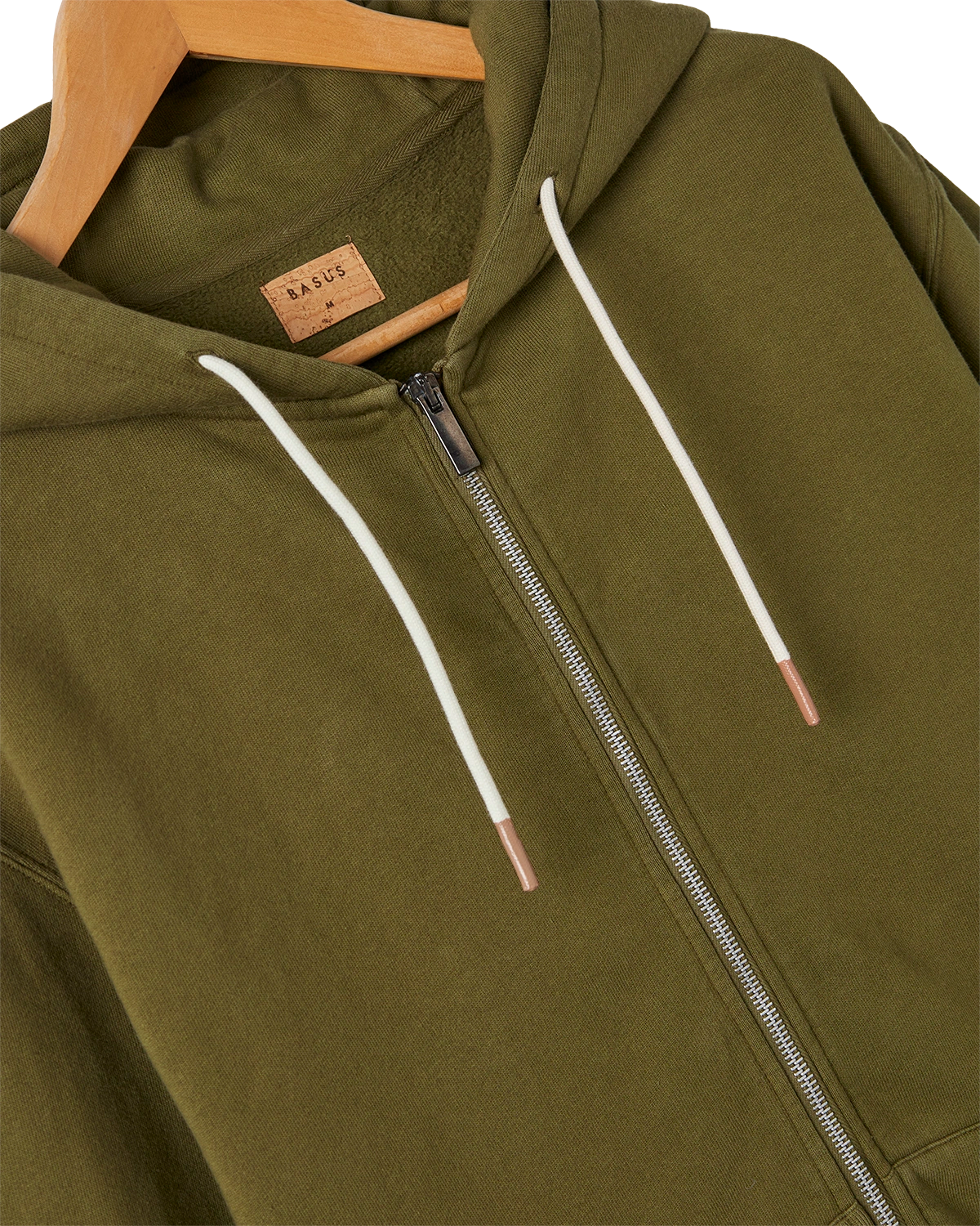 HOODIE ZIPPÉ VERT OLIVE | VITAS