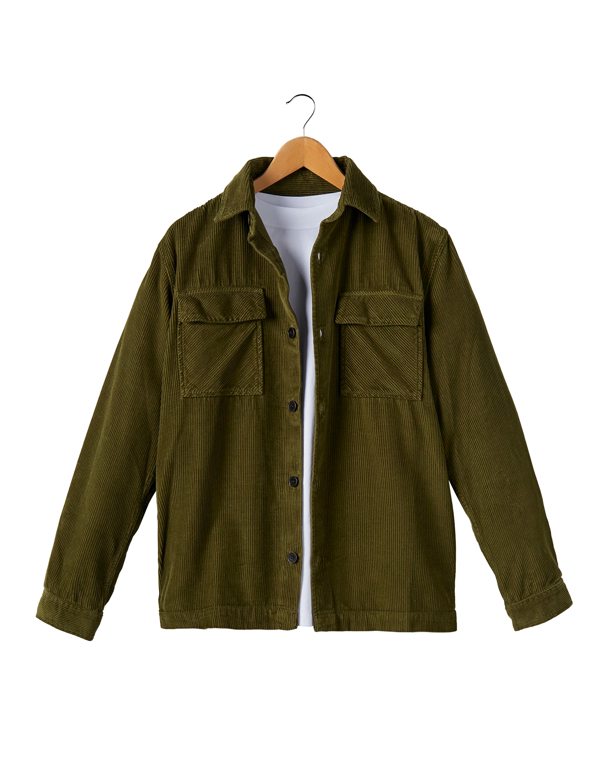 SURCHEMISE VERT OLIVE | EDWIN