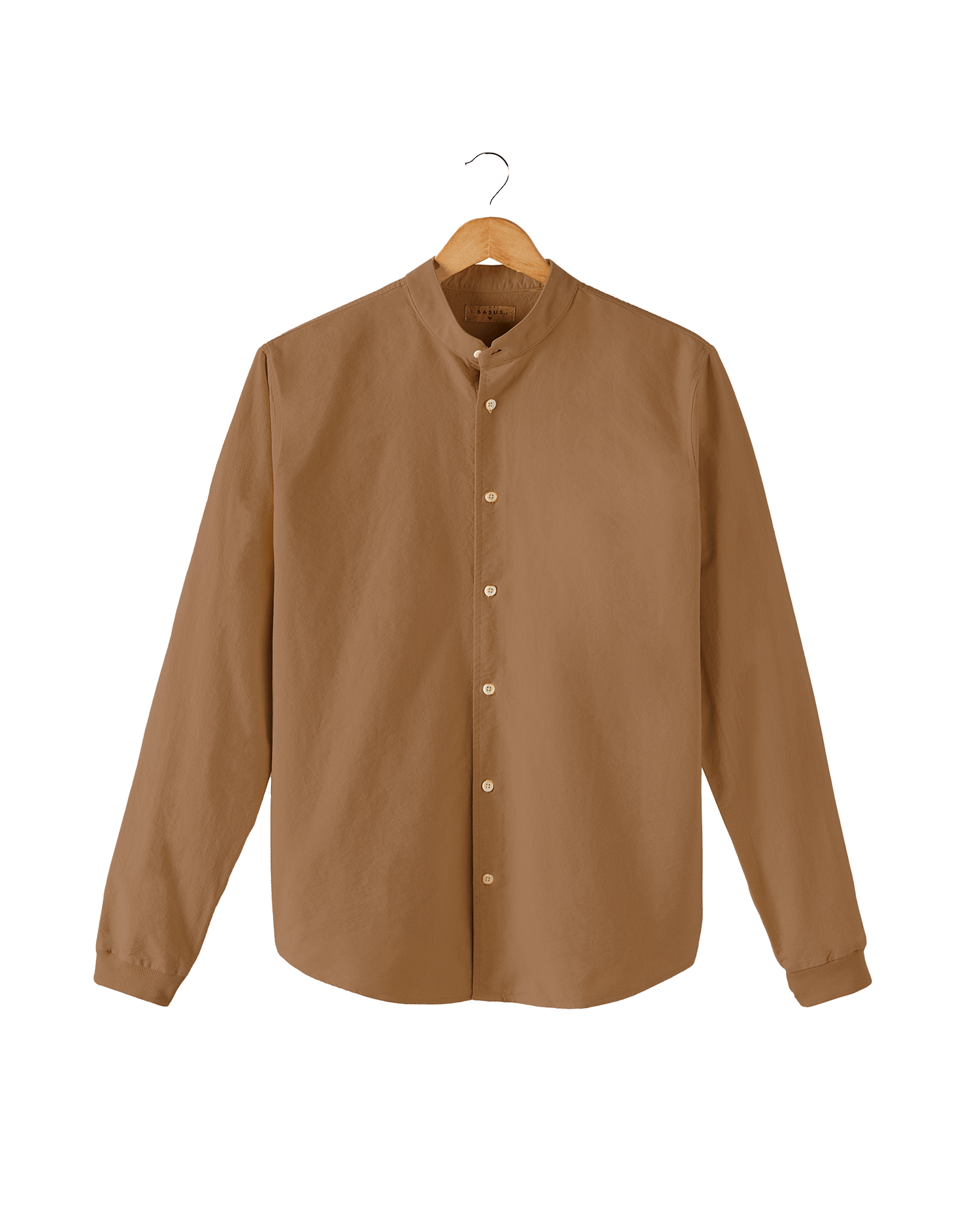 CHEMISE COL OFFICIER CAMEL | JAY -