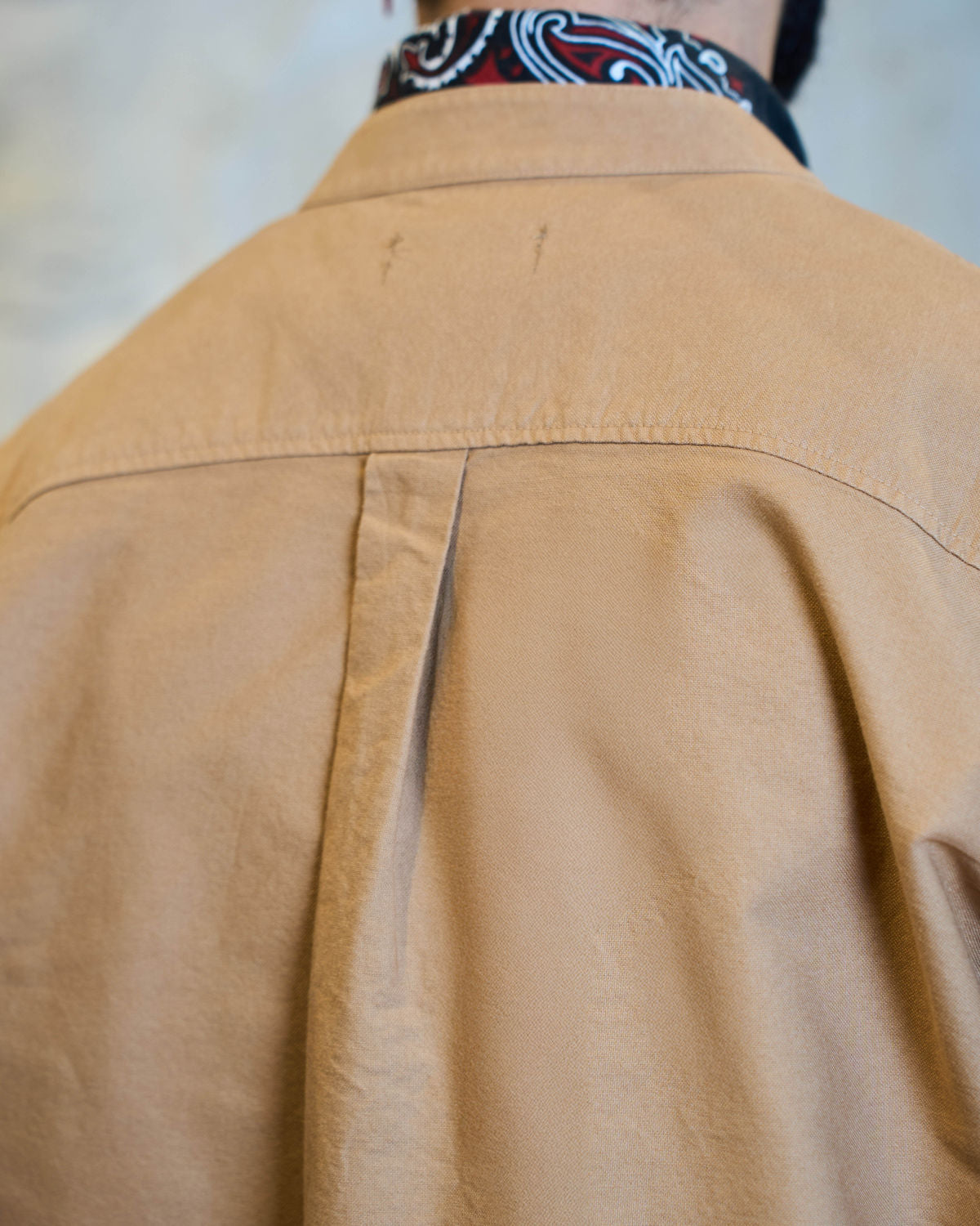 CHEMISE COL OFFICIER CAMEL | JAY -