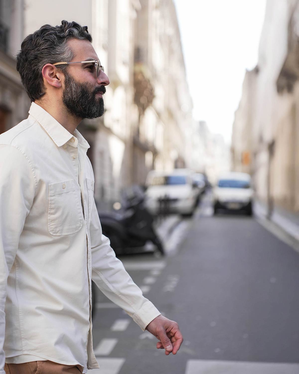 CHEMISE TWILL BLANCHE | DYLAN -