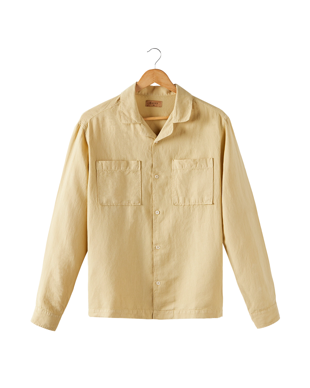 chemise en lin beige chanvre - packshot