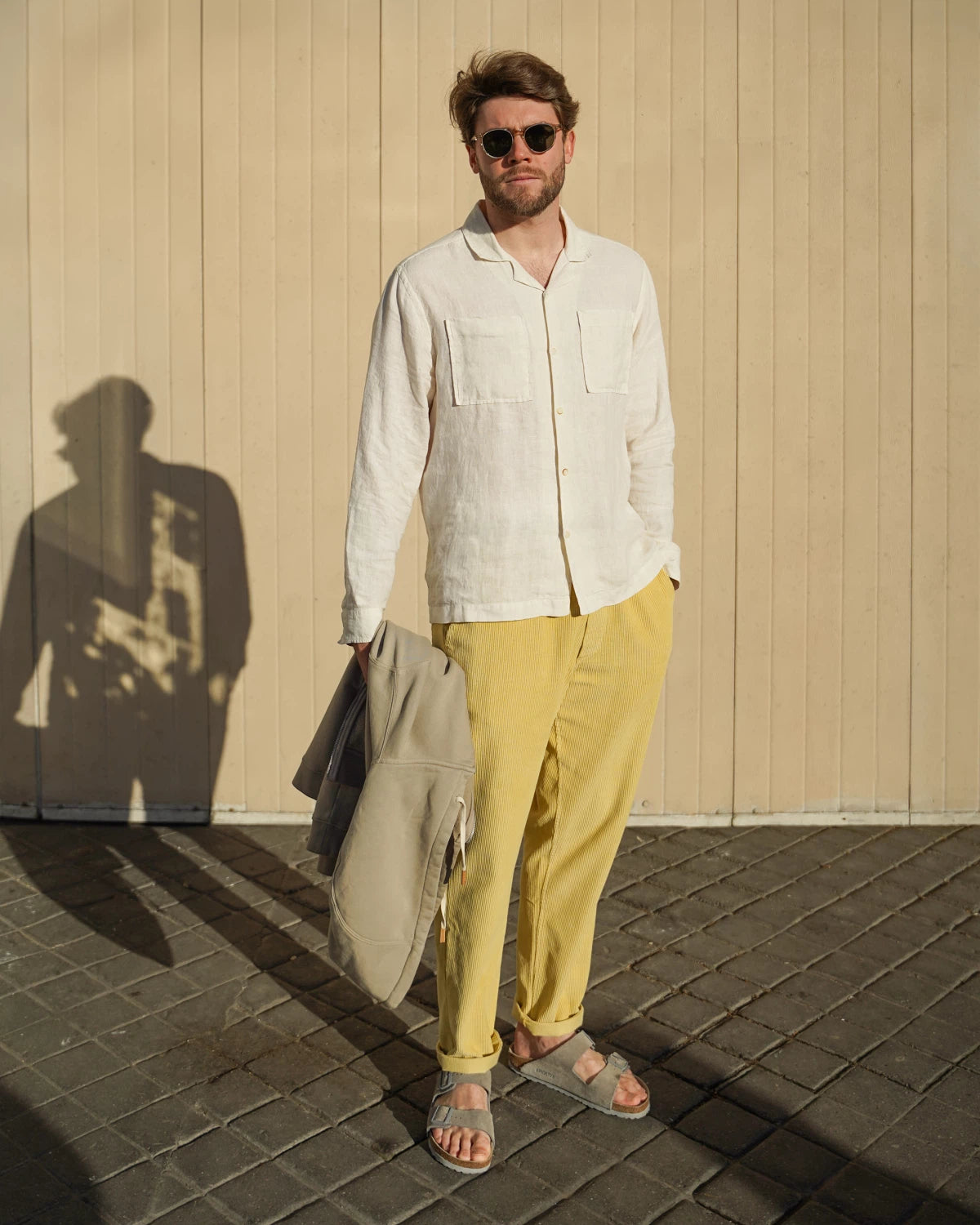 chemise en lin blanche - look