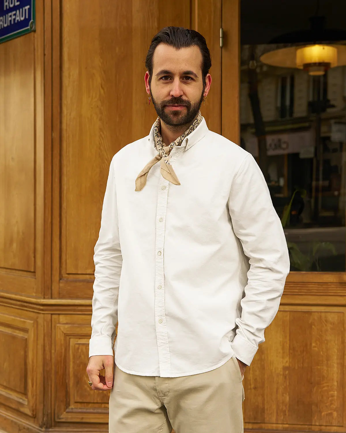 CHEMISE OXFORD BLANCHE | JAMES
