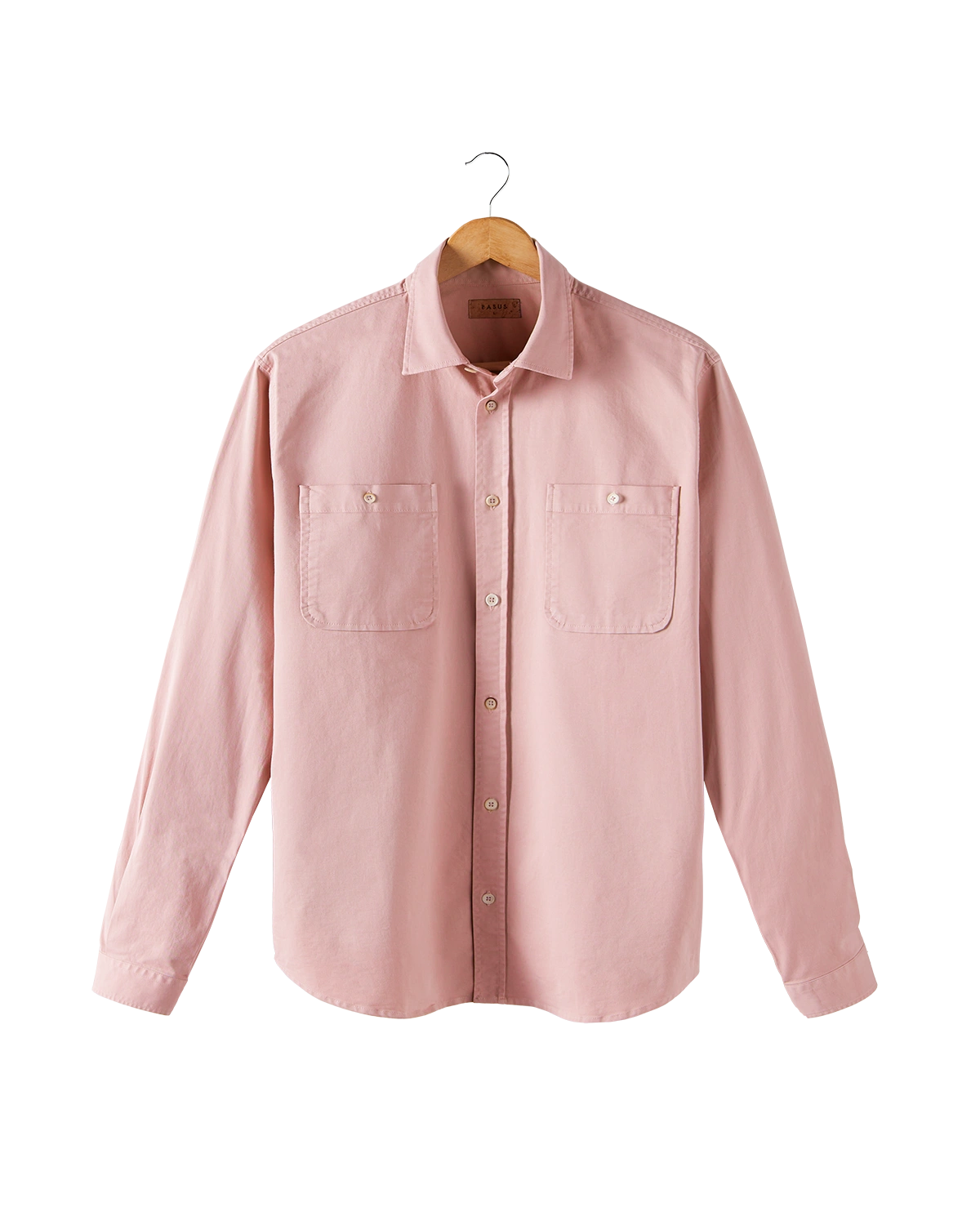 chemise en twill rose - packshot