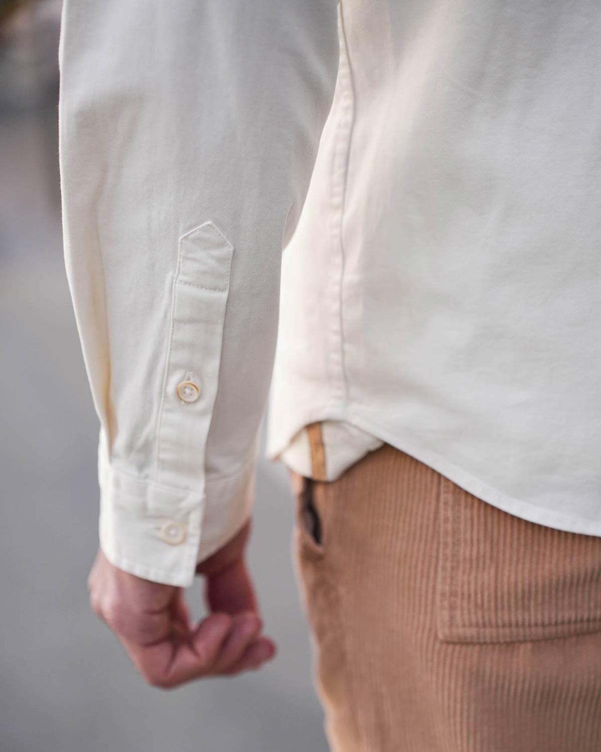 CHEMISE TWILL BLANCHE | DYLAN