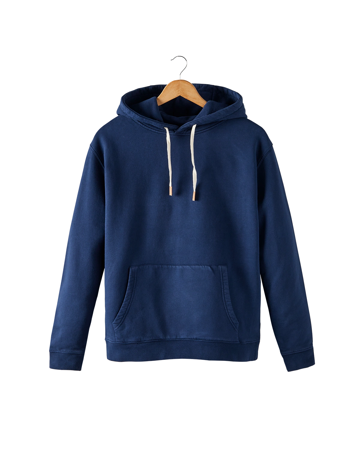 hoodie bleu marine en coton bio - packshot