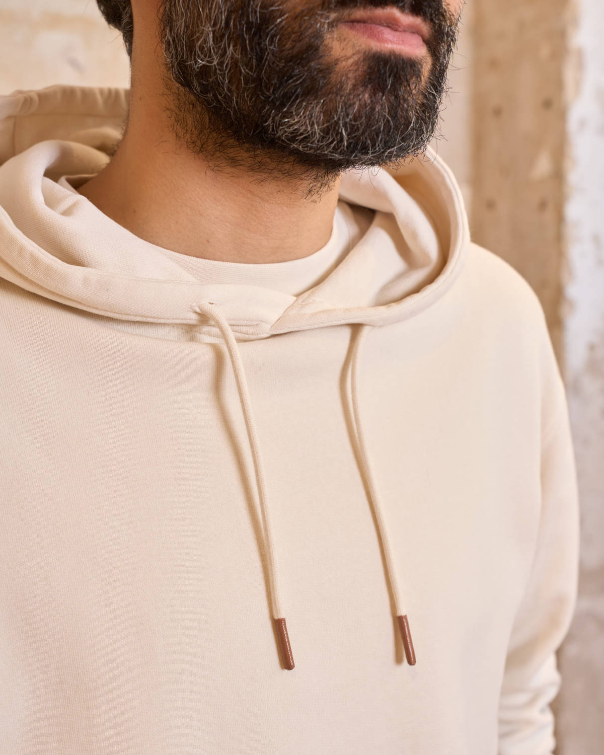 HOODIE BLANC CASSE | MATTHIAS -