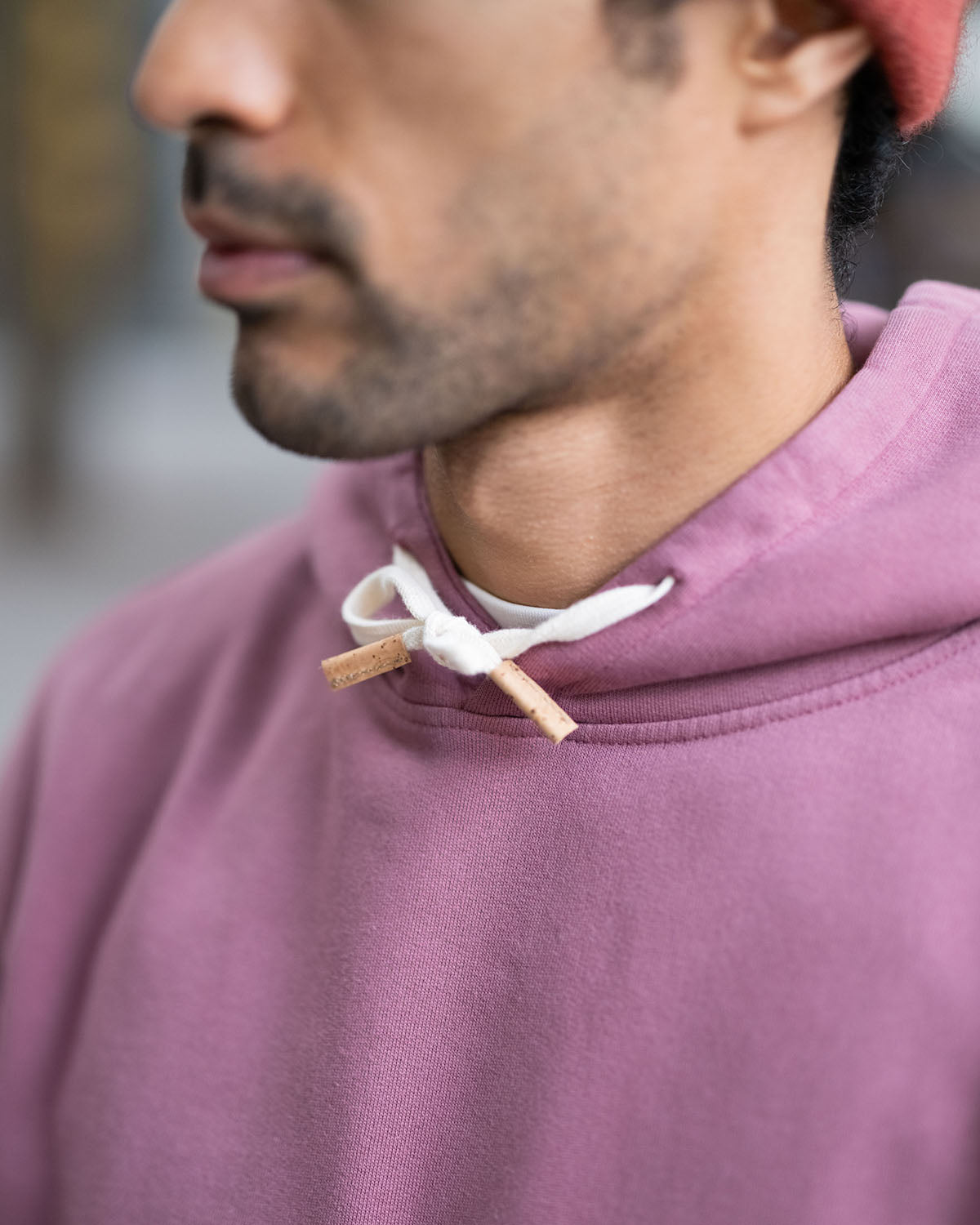 HOODIE ROSE RAISIN | MATTHIAS