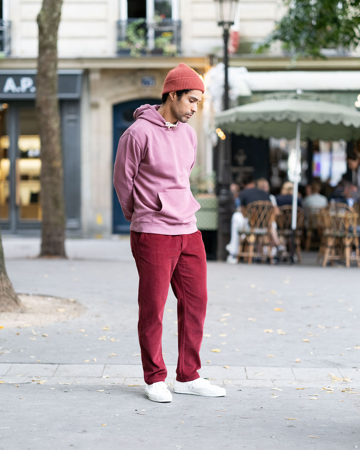 HOODIE ROSE RAISIN | MATTHIAS