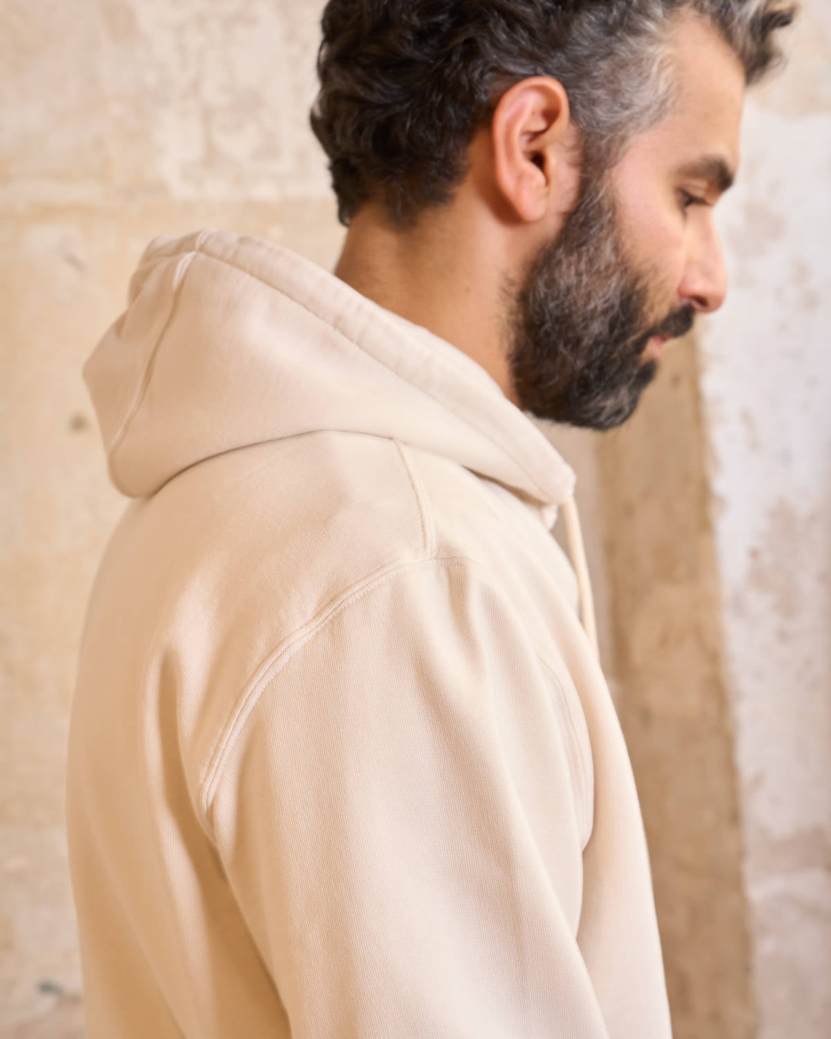 HOODIE BLANC CASSE | MATTHIAS -
