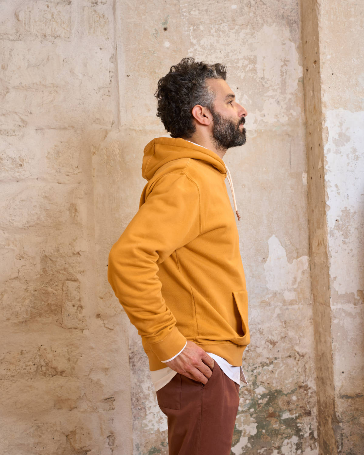 HOODIE ORANGE BUTTERNUT | MATTHIAS -